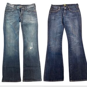 Designer Jeans Bundle | 7 For All Mankind & Citizen of Humanity - Size 28